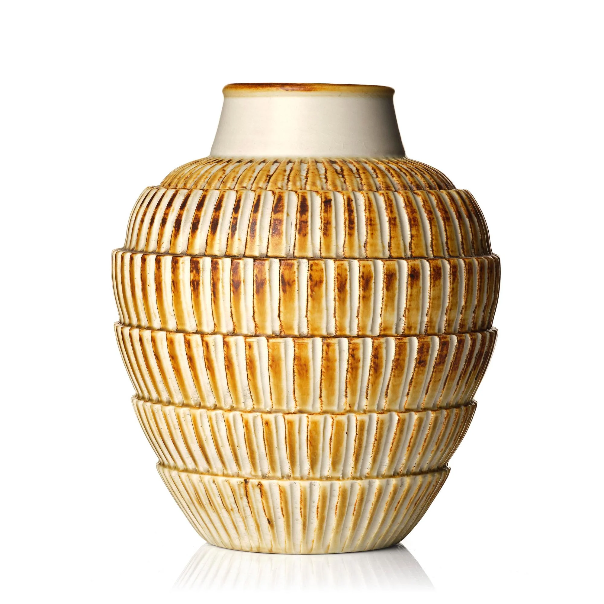 Gertrud Lönegren, vas, stengods, Rörstrand, 1930-40-tal. — Bukowskis