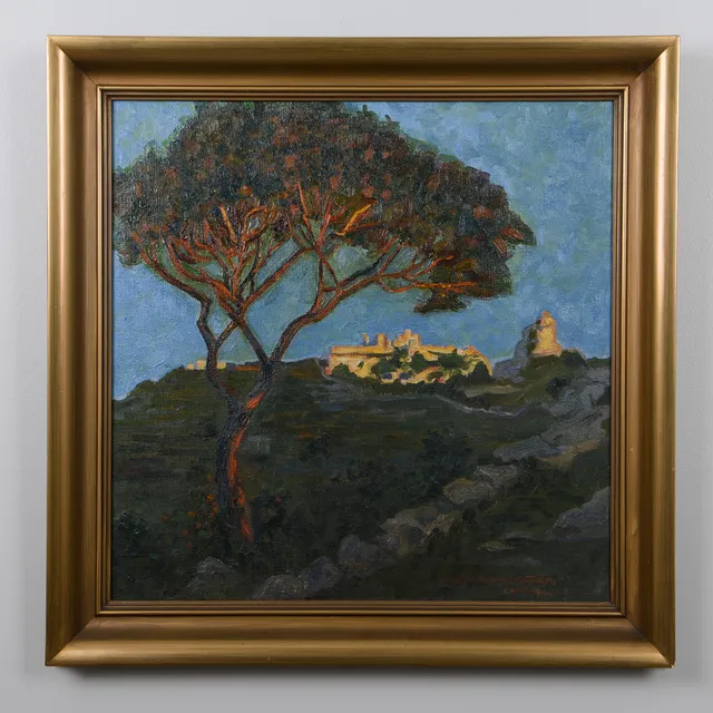 AKKE HUGH MALMESTRÖM. "Capri", olja på duk, signerad samt daterad 1916.