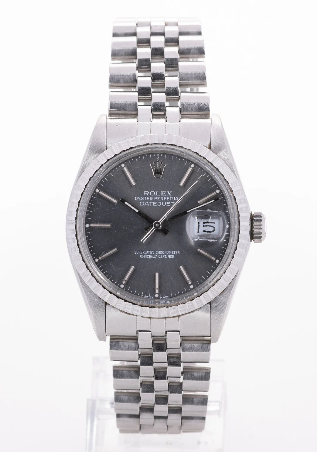 Rolex 'Datejust'. Vintage men's watch made of steel ref. 16030 — Watches and clocks/Men’s watches — Lauritz