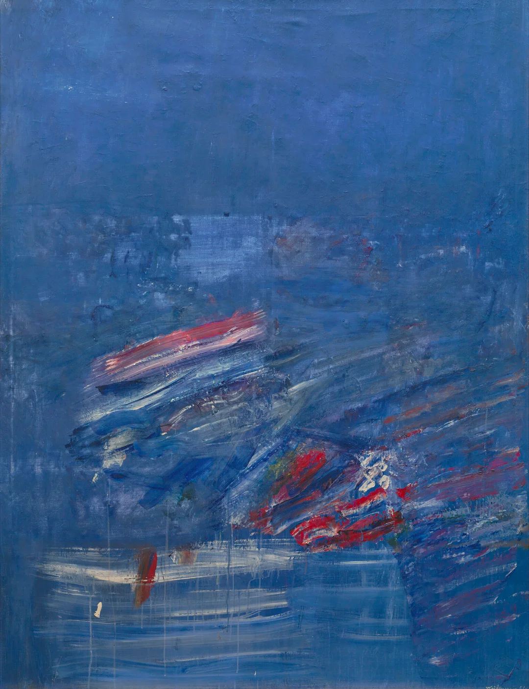 Weidemann, Jakob — "Nordlyset" 1966 — Kunst/Maleri — Blomqvist