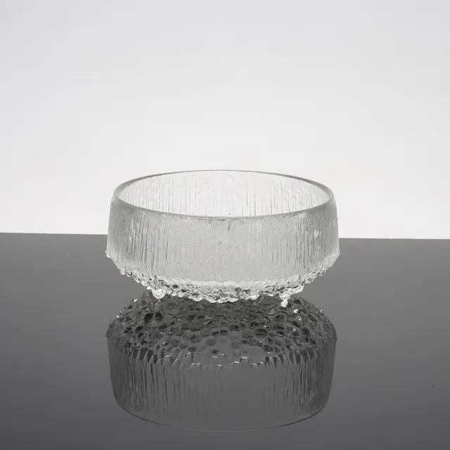 TAPIO WIRKKALA. Skål, glas, "Ultima Thule", Iittala, Finland.