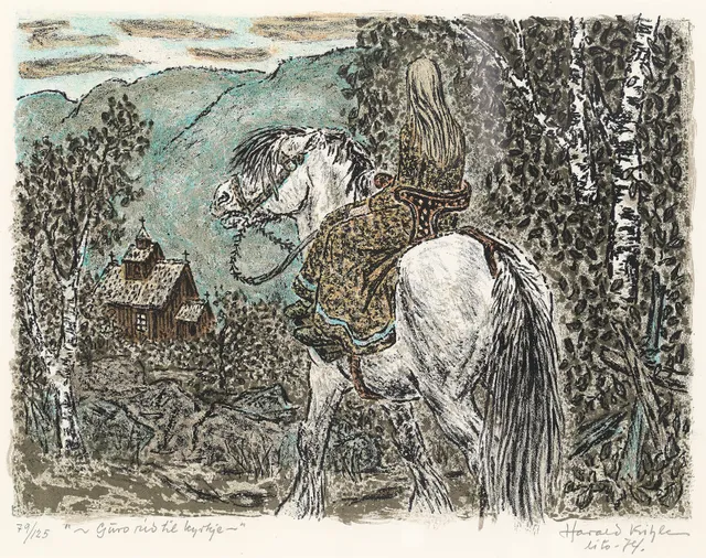 Kihle, Harald — "Guro rid til kyrkje" 1974