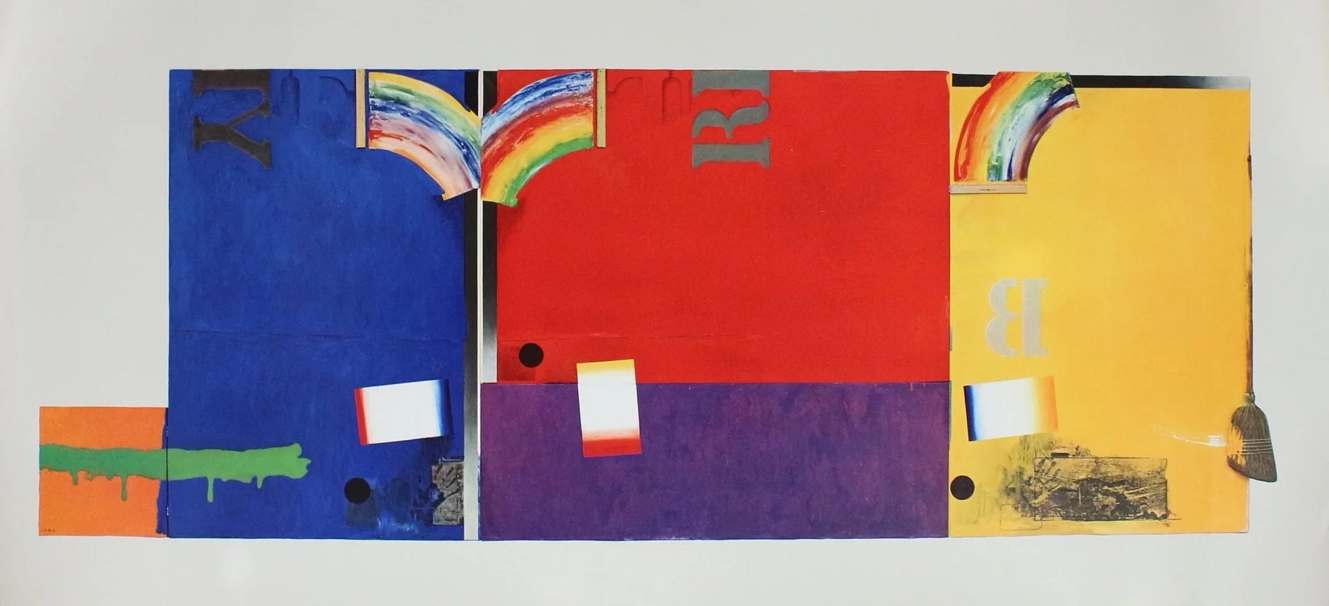JASPER JOHNS. 'Ohne Titel' Plakat, Druck. — Engravings & Prints — Stockholms Auktionsverk Düsseldorf/Neuss