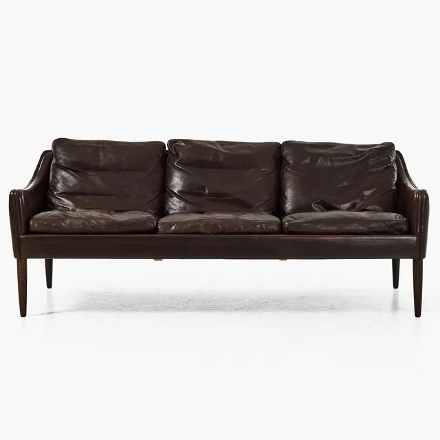 HANS OLSEN. CS Möbler. Tresits/klubbsoffa, modell 800, Danmark, 1960-tal.