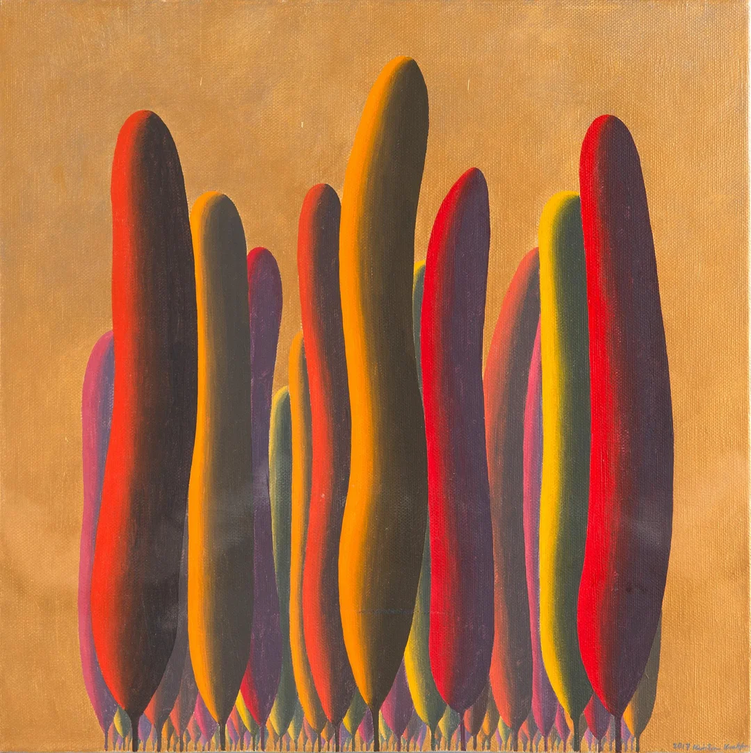 Kristian Krokfors, "Kultainen puutarha" (Gyllene trädgård). — Konst/Contemporary — Bukowskis