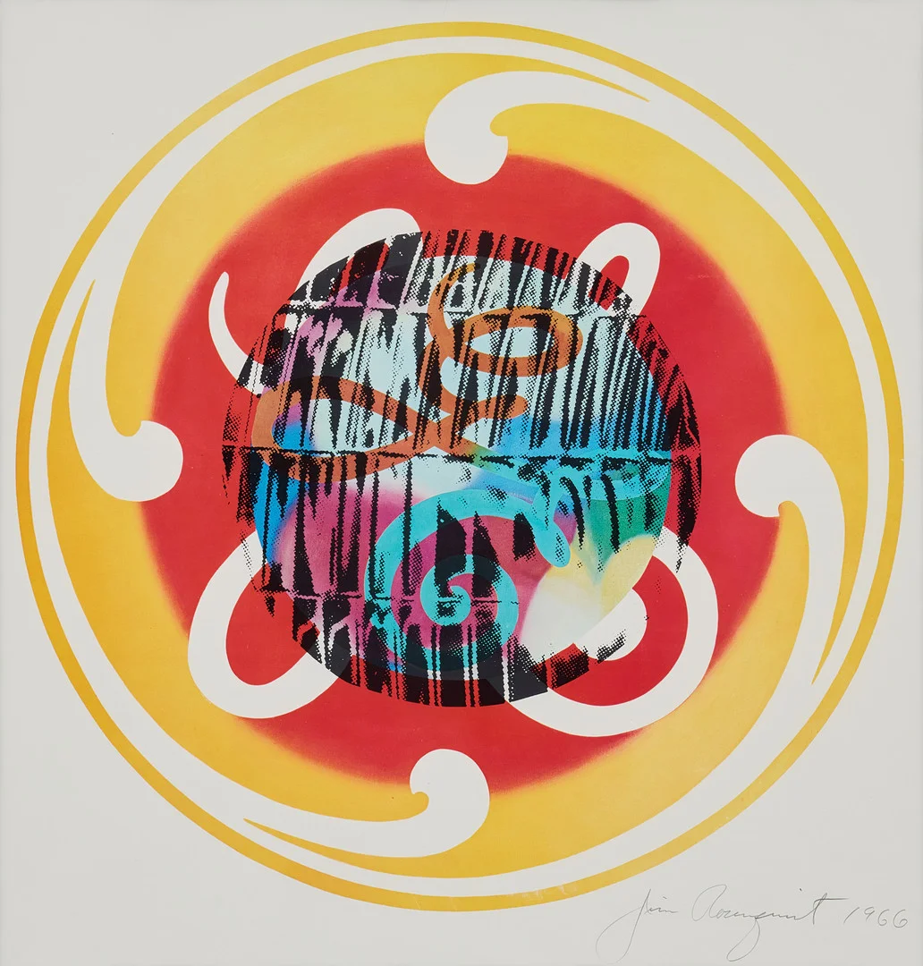 JAMES ROSENQUIST. "Circles of Confusion and Lite Bulb". — Engravings & Prints — Stockholms Auktionsverk Magasin 5