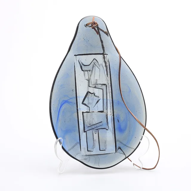ERIK HÖGLUND. Fönsterhänge, glas, 1960/70-tal.