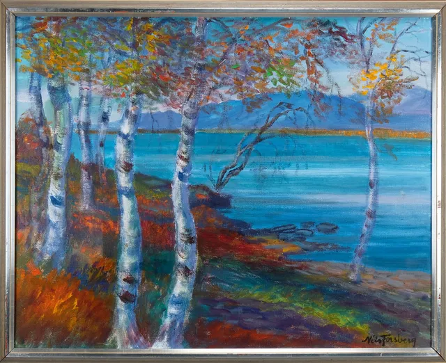 NILS FORSBERG. Landskapsmotiv 1900-tal.