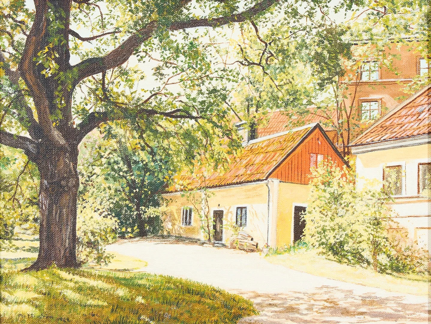 PER TÄRNSTRÖM. "Odinslund Uppsala". — Paintings — Uppsala Auktionskammare