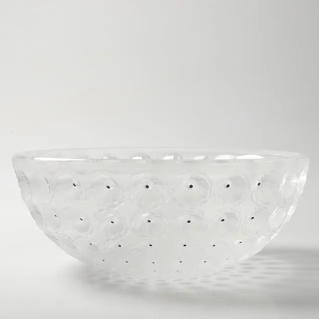 SKÅL, "Nemours", kristall, Lalique, Frankrike, osignerad.