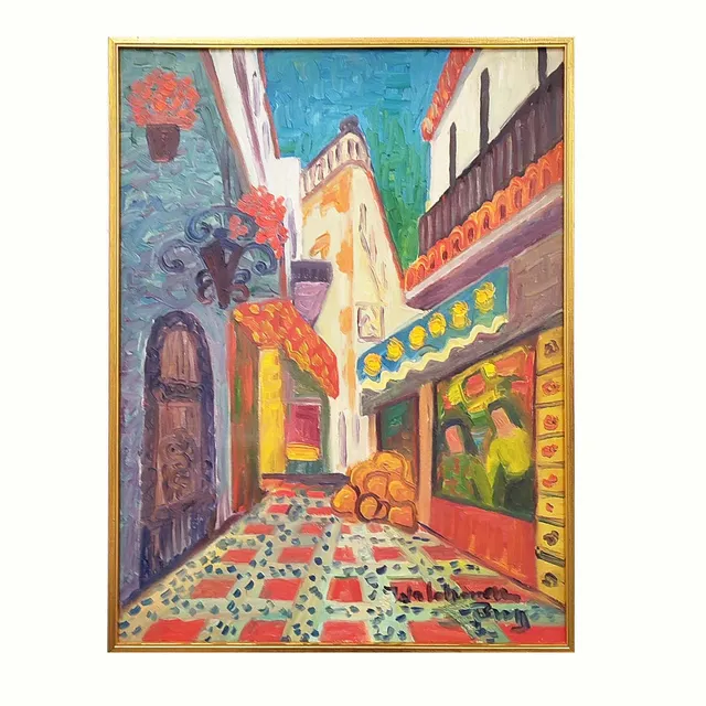 WALDEMAR BERG (20TH CENTURY SWEDISH). MIJAS, MALAGA.