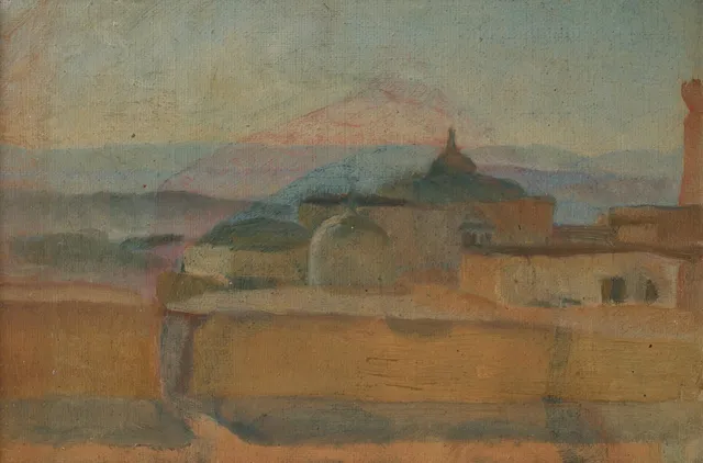 Ivan Aguéli, Afrikanskt stadslandskap.