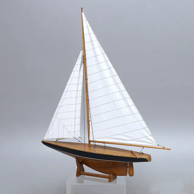 BÅTMODELL, Segelbåt, trä, 1900-talets andra hälft.
