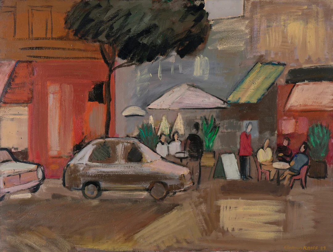 Knoff, Johan Ulrik — "Gate" 1989 — Kunst/Maleri — Blomqvist