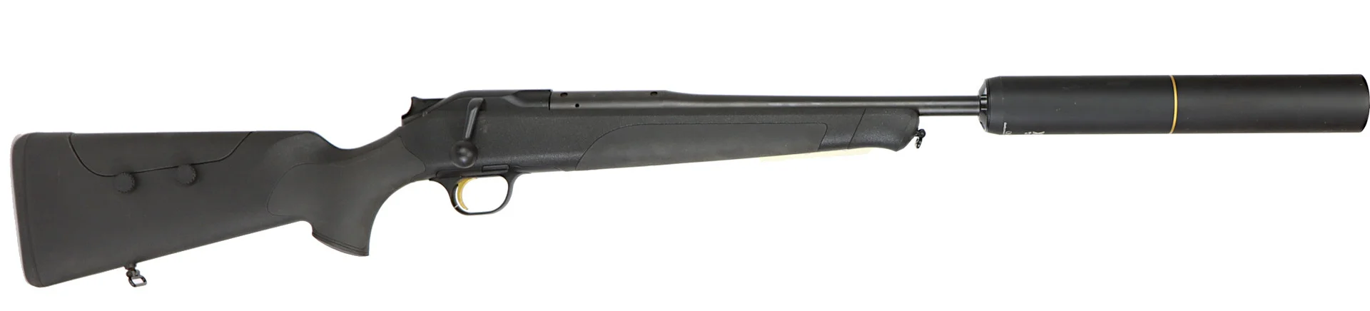 KULGEVÄR MED LJUDDÄMPARE, fabrikat Blaser, modell R8 Proffesional, kaliber .308W, tillv.nr RR038842, se-nr SE3366360. — Rifles — Walter Borg
