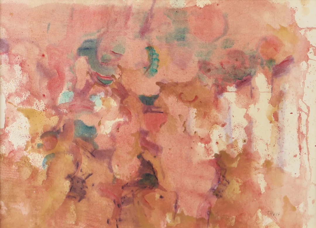 TORSTEN HULT. "Vegetation", akvarell, signerad T. Hult. — Paintings — Helsingborgs Auktionskammare