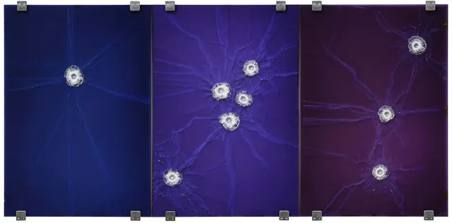 Ulf Rollof, "RGB Navy Blue, Lavender, Dark Purple".