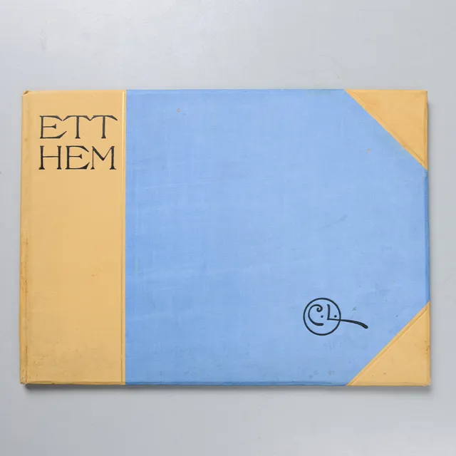 CARL LARSSON. "Ett Hem", originalupplagan, med dedikation av konstnären, 1899.