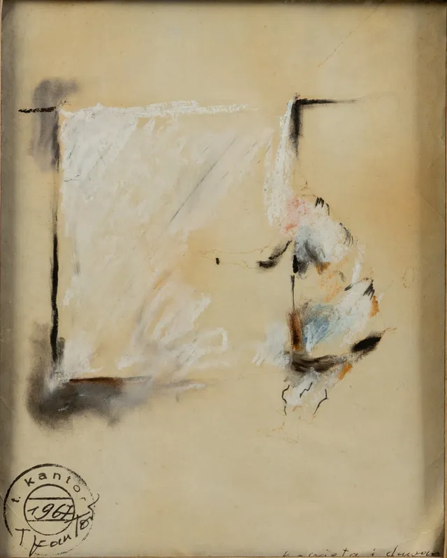 TADEUSZ KANTOR (1915-1990). Kobieta i dywan (Frau und Teppich).