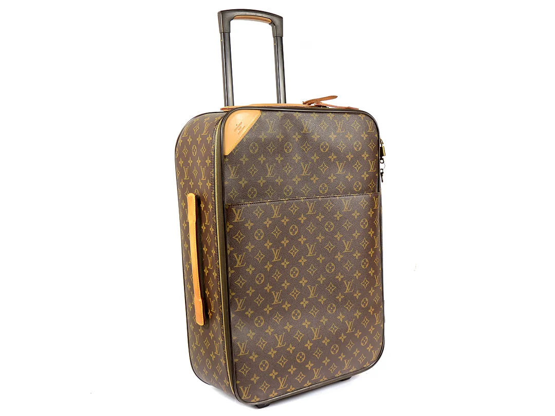 RESVÄSKA, LOUIS VUITTON, Pegase 55, monogram canvas, 55x39x19 cm, lås samt nycklar. — Accessoarer/Väskor — Kaplans