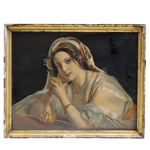 TRYCK, religiöst motiv, 1900-tal.