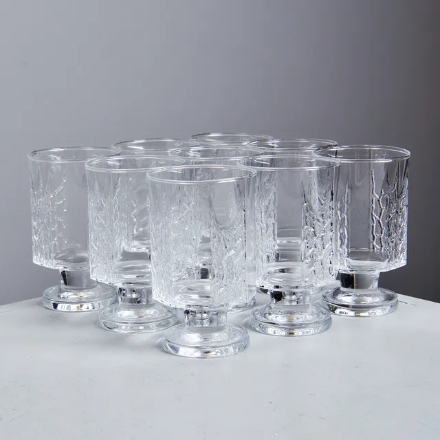 TIMO SARPANEVA. Vinglas, "Kalinka", 9 st, Iittala, Finland.