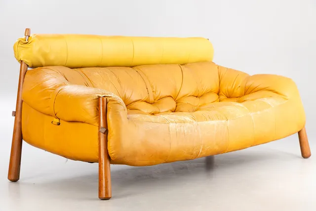 PERCIVAL LAFER. 3-Sitzer / Sofa MP81, Brasilien, 1960er Jahre.