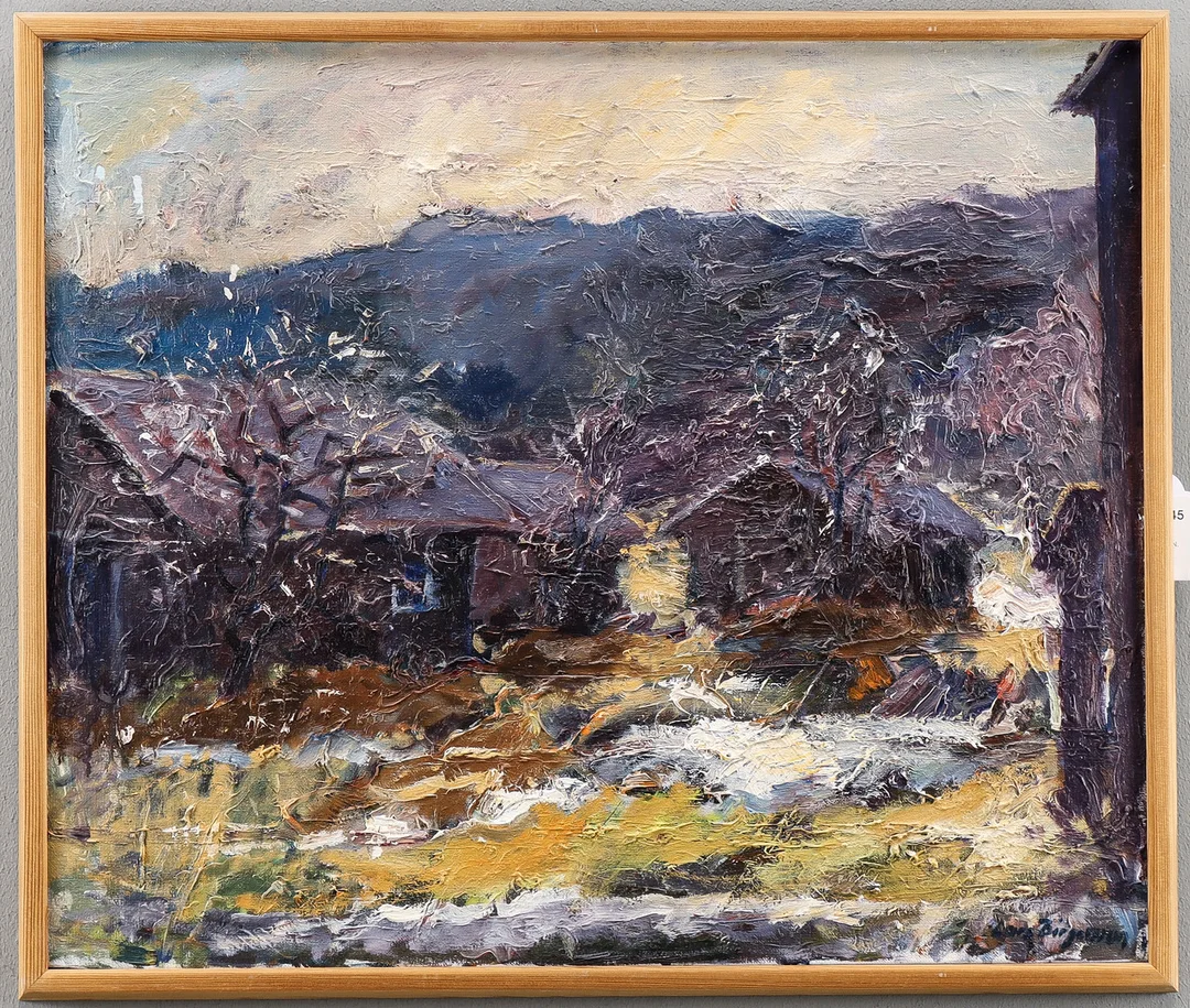 LARS BIRGERSSON. Olja på duk, signerad. — Paintings — Karlstad Hammarö Auktionsverk