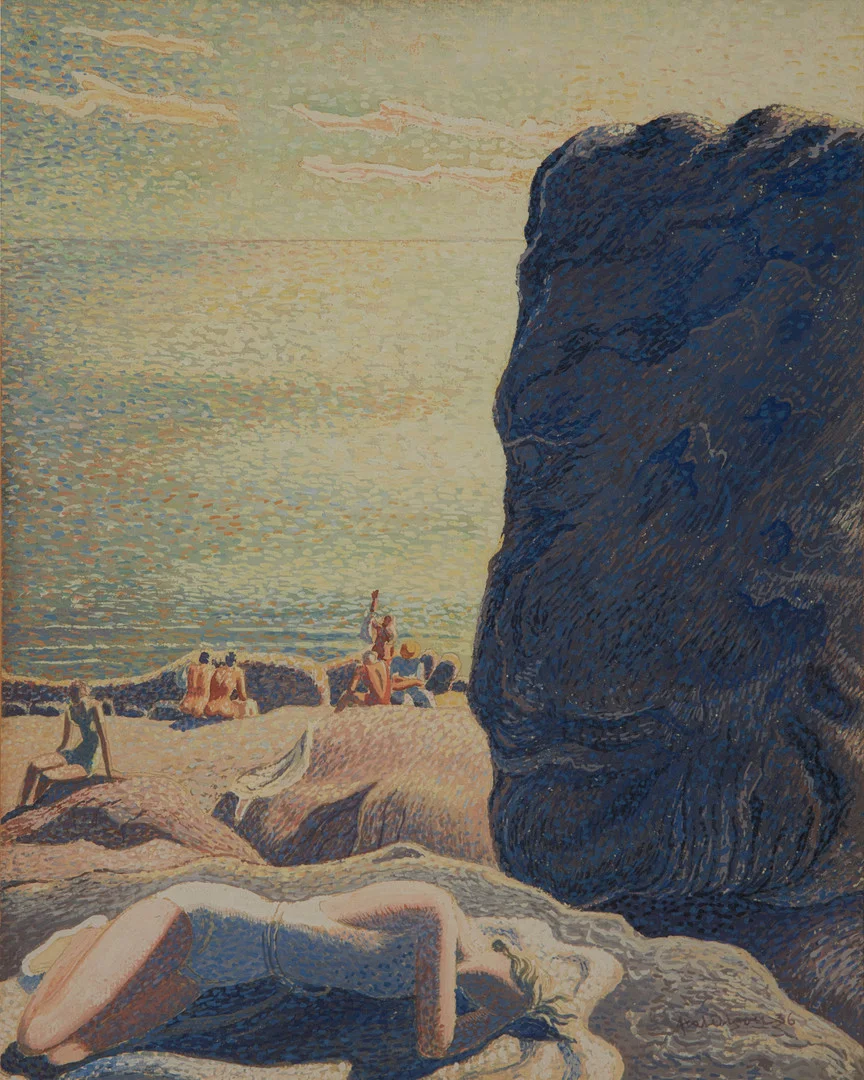 AXEL OLSSON. "Klippan". — Paintings — Stockholms Auktionsverk Sickla