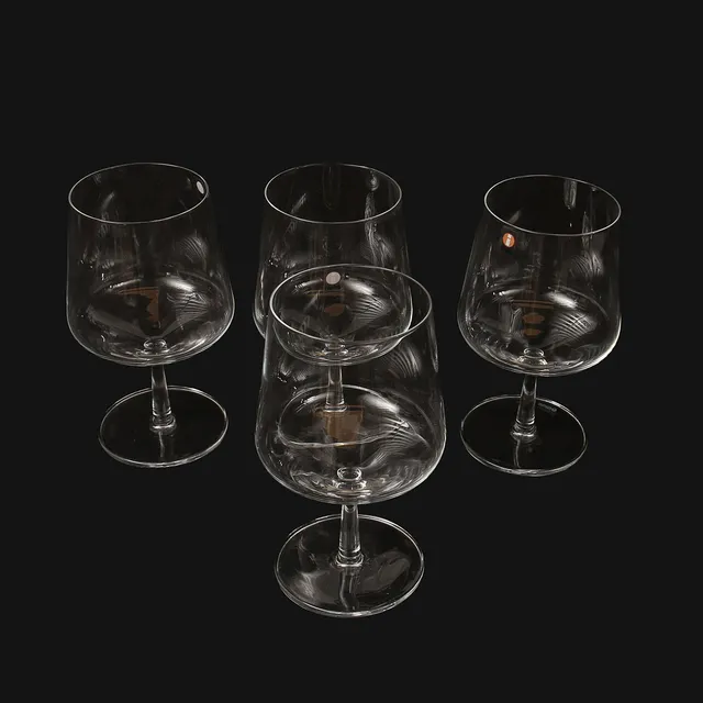 ALFREDO HÄBERLI. Ölglas "Essence", Iittala Finland, 4 stycken.