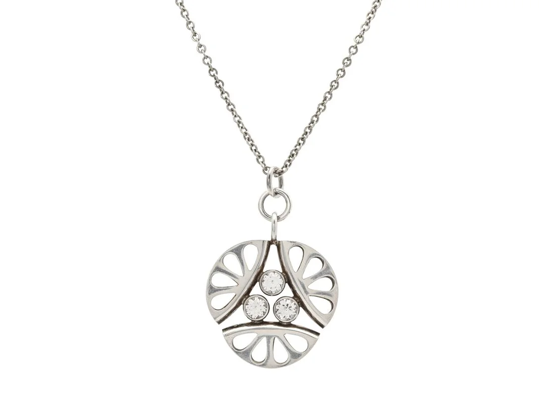 HÄNGE MED KEDJA, silver, syntetisk spinell, Kuppitaan Kulta, Finland, längd ca 61 cm, vikt 15,1 g — Smycken/Hänge med kedja — Kaplans