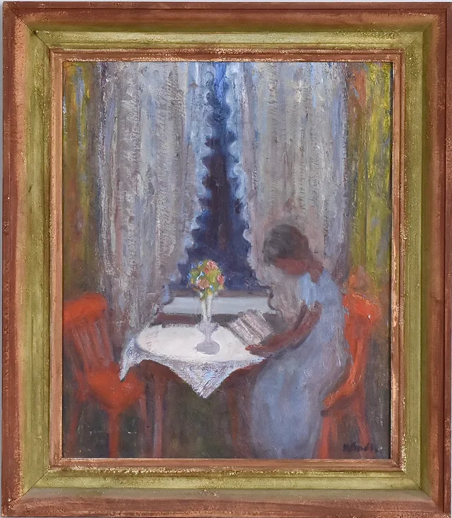 HANS STRIDH. Olja på duk.