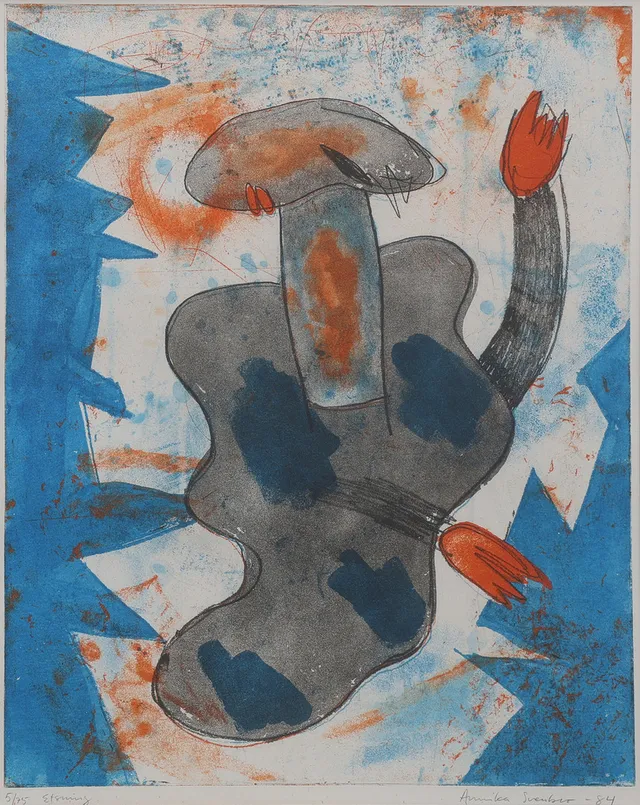 ANNIKA SVENBRO (FÖDD 1946). FIGURKOMPOSITION, 1984.