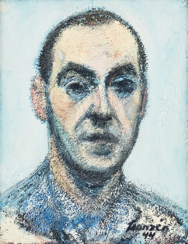HELGE FRANZÉN. Självporträtt.