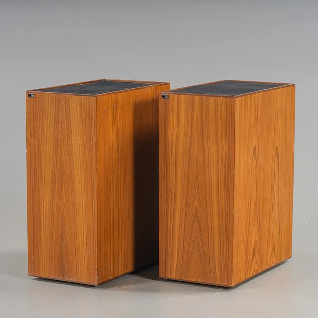 SONAB OA5 Högtalare 1 par, fanerade med teak, 1960/70-al.