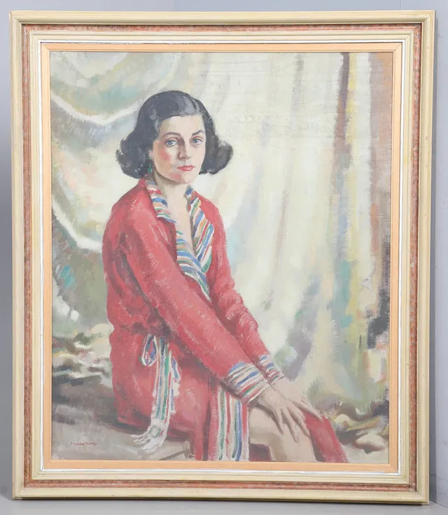 FRANCIS WYNNE THOMAS (1907-1989). PORTRAIT OF A LADY.