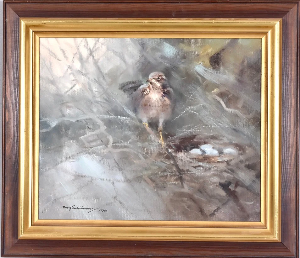 HENRY FREDRIKSSON (FÖDD 1936). Olja på duk. — Paintings — Halmstads Auktionskammare
