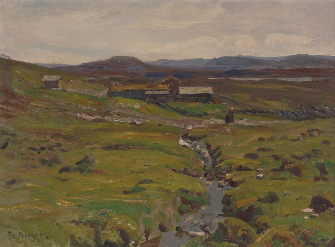 Borgen, Fredrik — Landskap — Kunst/Maleri — Blomqvist