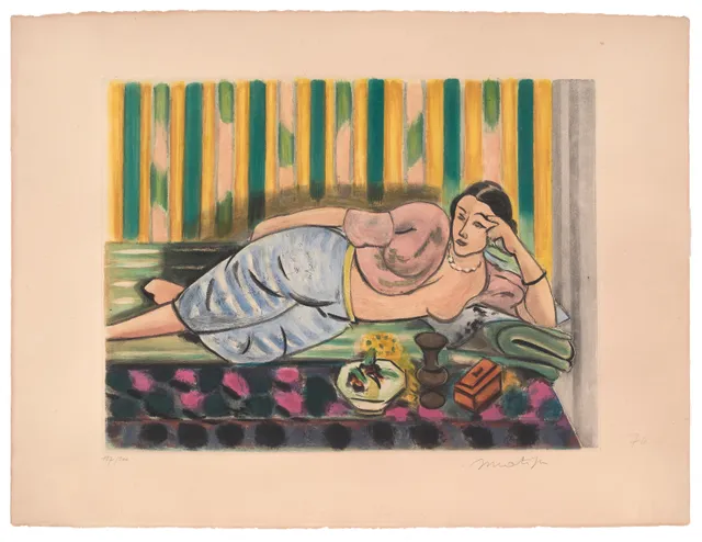 Etter Henri Matisse — "Odalisque au coffret rouge" 1952