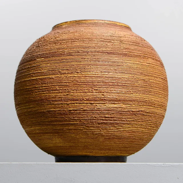 GRETA RUNEBORG. Klotvas, modell 4008, Swedish Modern, Upsala-Ekeby, 1939-43.
