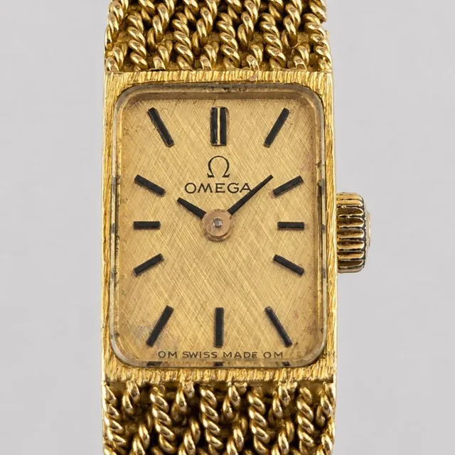 OMEGA-DAMENARMBANDUHR - Schweiz, ca. 1970er Jahre, Gelbgold 750.