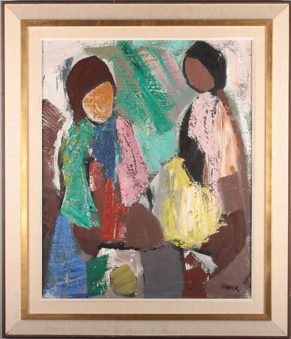 GÖSTA FALCK. olja på duk, signerad. — Paintings — Södermanlands Auktionsverk