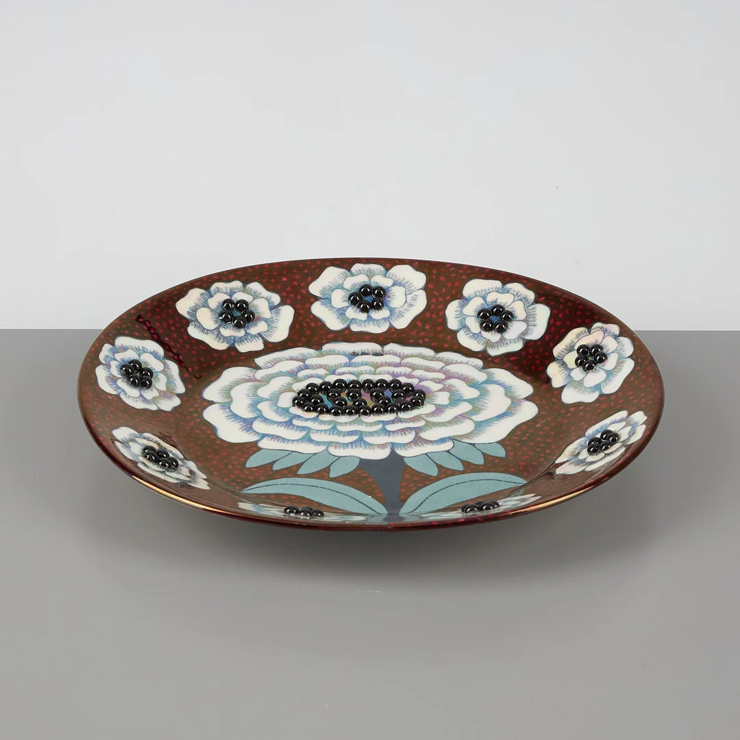 BIRGER KAIPIAINEN. FAT, "Fiori", märkt Arabia Art Made in Finland 1983, numrerat 853/2000. — European — Stockholms Auktionsverk Helsinki