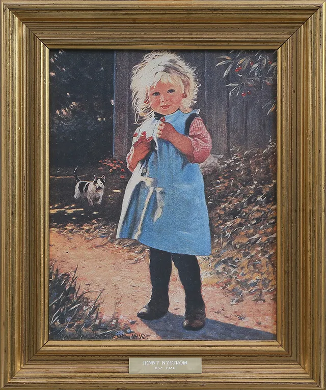 JENNY NYSTRÖM. EFTER. REPRODUKTIONSTRYCK, 1900-tal.
