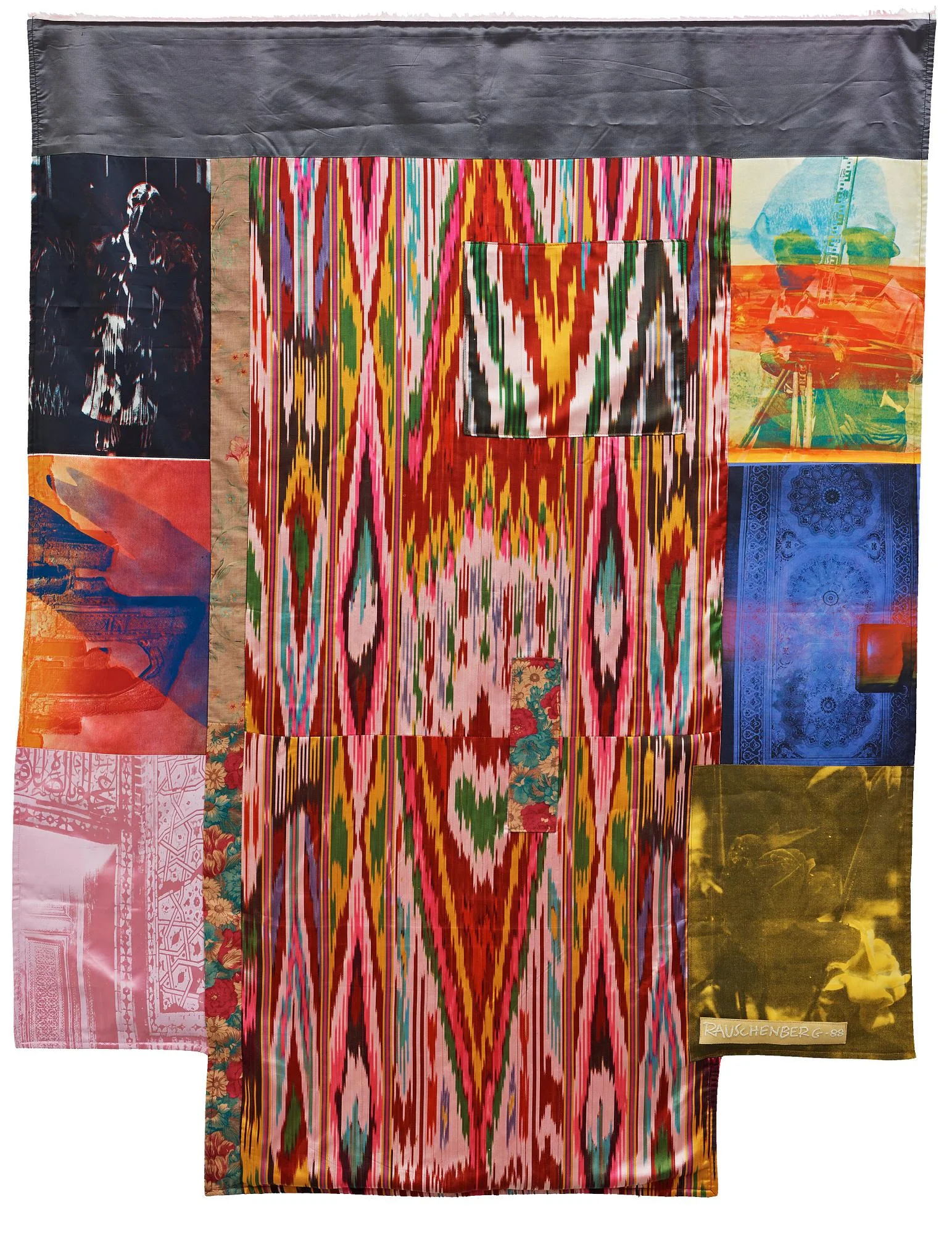 Robert Rauschenberg, "Samarkand Stitches #III ". — Bukowskis