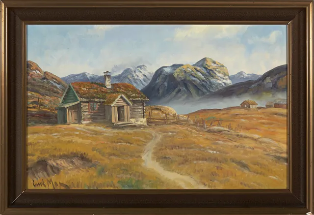 Moe, Carl — Fjellhytte,
