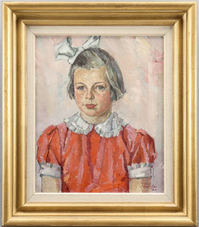 WALDEMAR NYSTRÖM. Olja på duk, signerad -52.