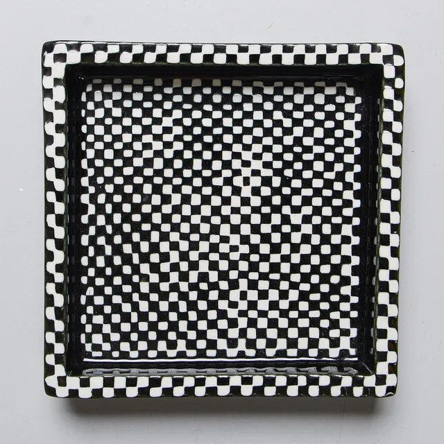 STIG LINDBERG. "Domino", fat, Gustavsberg, 1955-69.