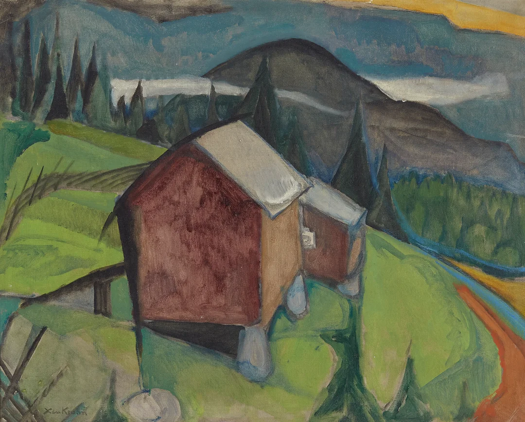 Krohn, Xan — Fra Rauland — Kunst/Maleri — Blomqvist