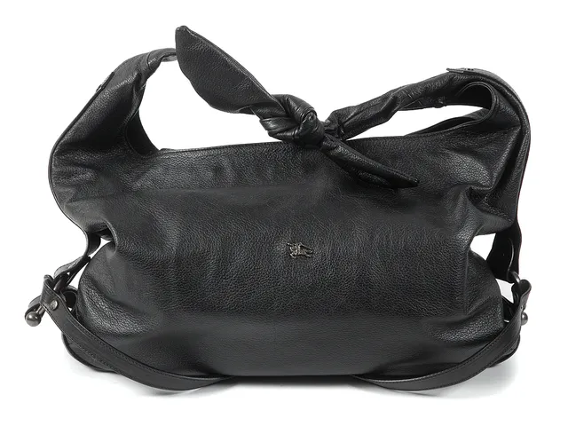 VÄSKA, BURBERRY PRORSUM svart läder 49x32x4cm dustbag